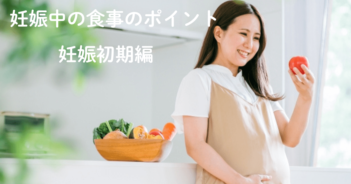 妊娠中の食事のポイント・初期編