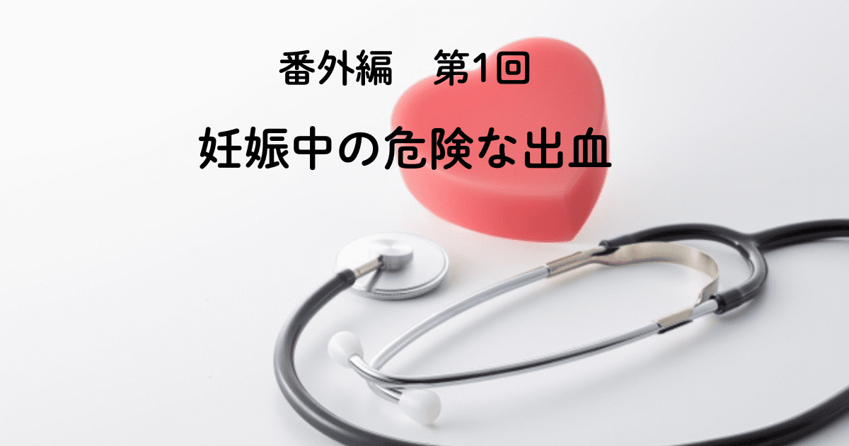 番外編　第1回　妊娠中の危険な出血